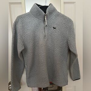 PINK Light Blue Quarter Zip